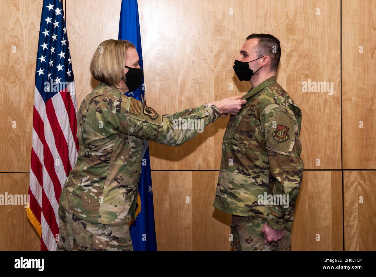 U.S. Air Force Senior Airman Andrew Lloyd, a 673d Force Support
