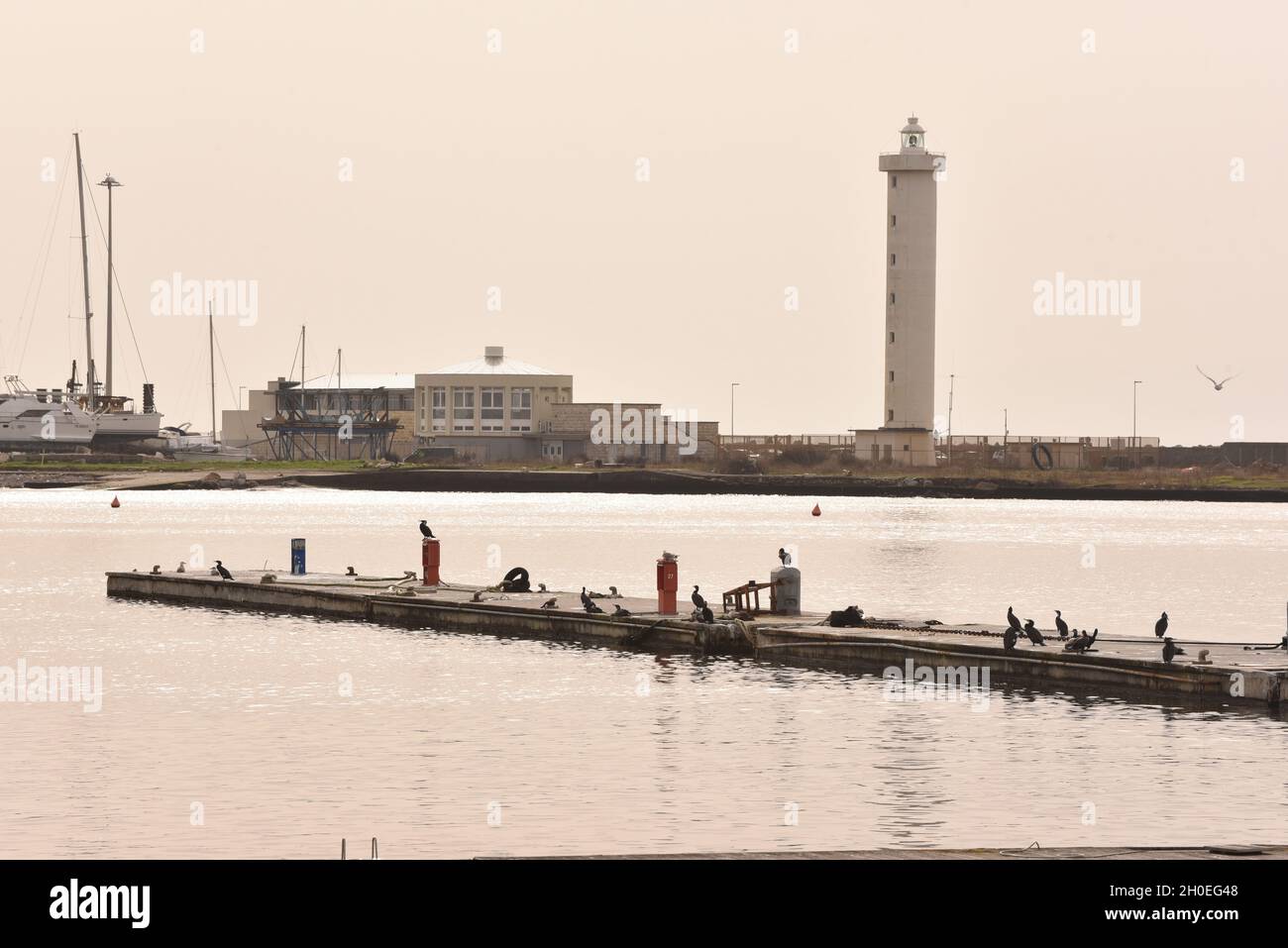 Sea under the cloudy sky Stock Photo - Alamy
