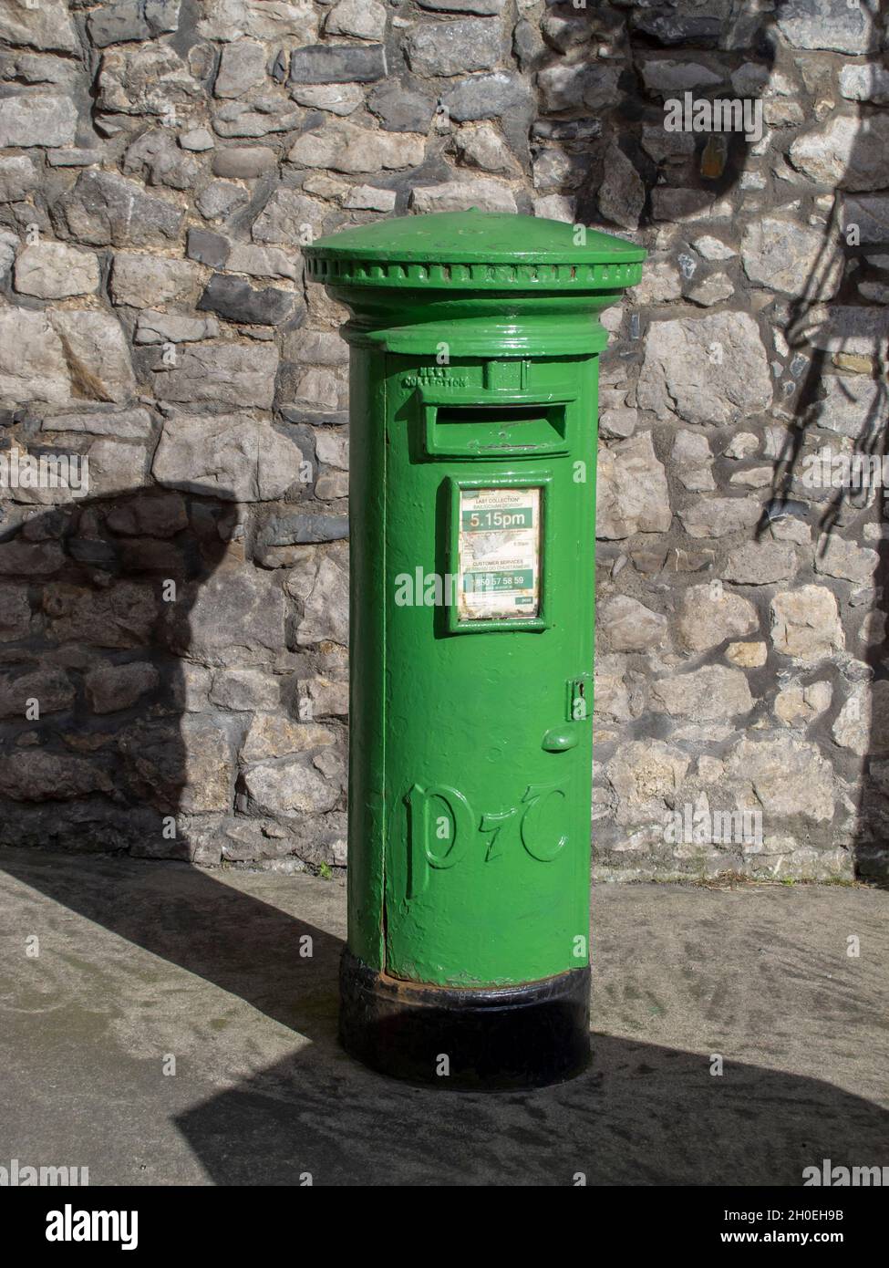 An Irish mail box in Drogheda Ireland Stock Photo