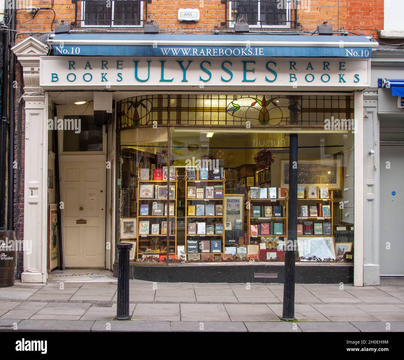 Ulysses Book Store in Dublin Ireland Stock Photo