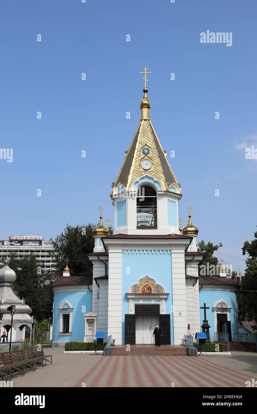 Saint Theodor Tiron Convent at Chisinau in the Republic of Moldova Stock Photo