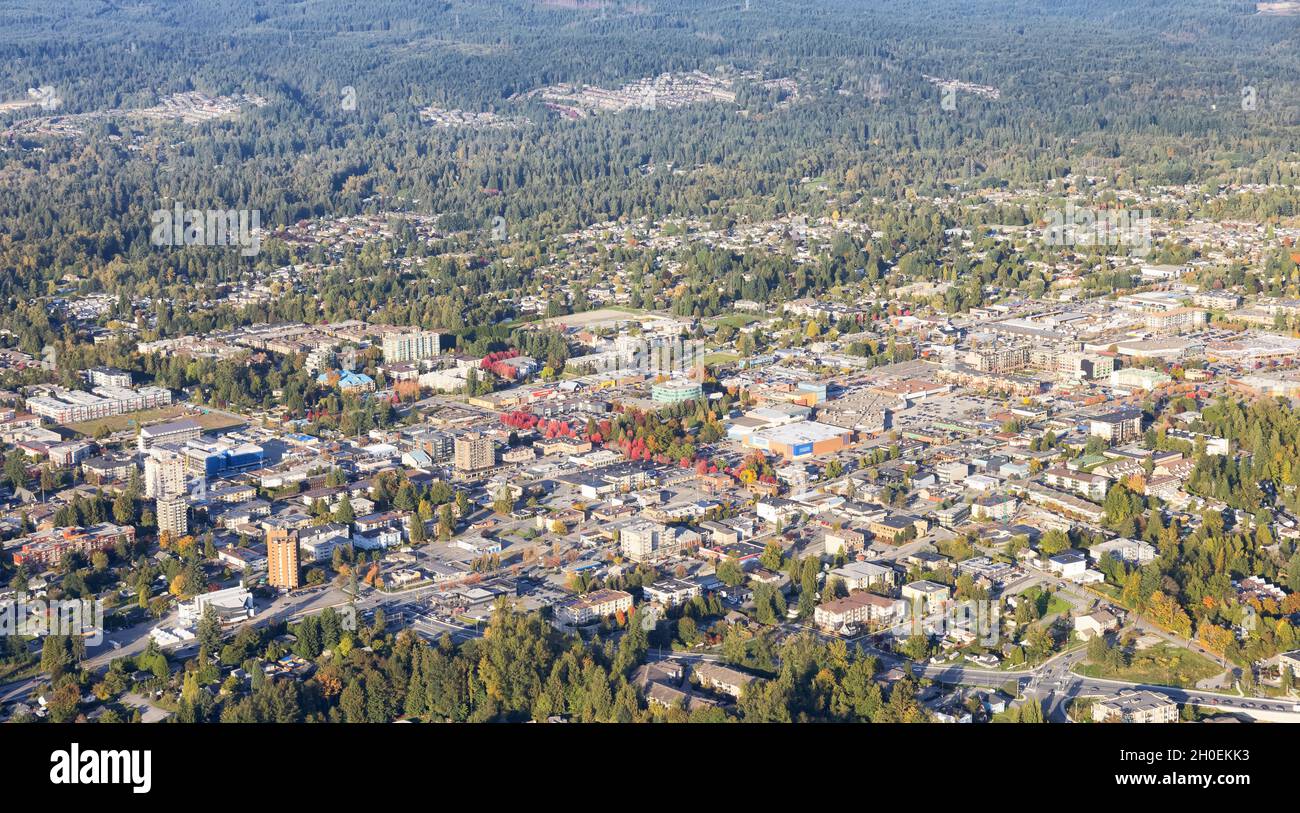 Maple Ridge City in Greater Vancouver, British Columbia, Canada. Stock Photo