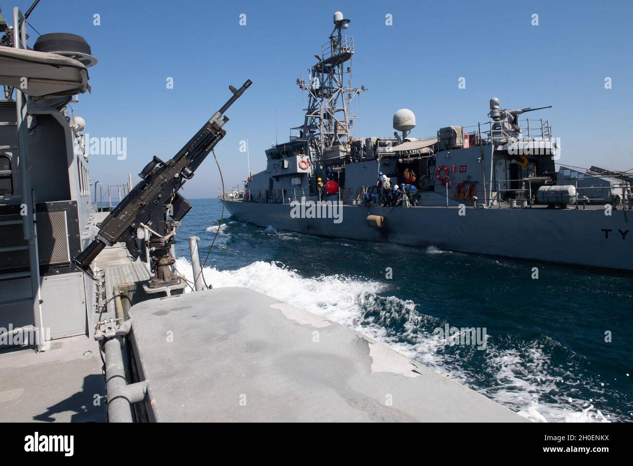 210216-N-DS741-1457 ARABIAN GULF (Feb. 16, 2021) – A Mark VI patrol ...