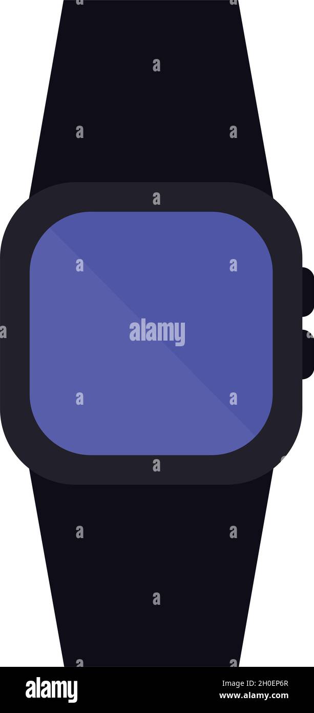 smartwatch device icon on white background Stock Vector Image & Art - Alamy