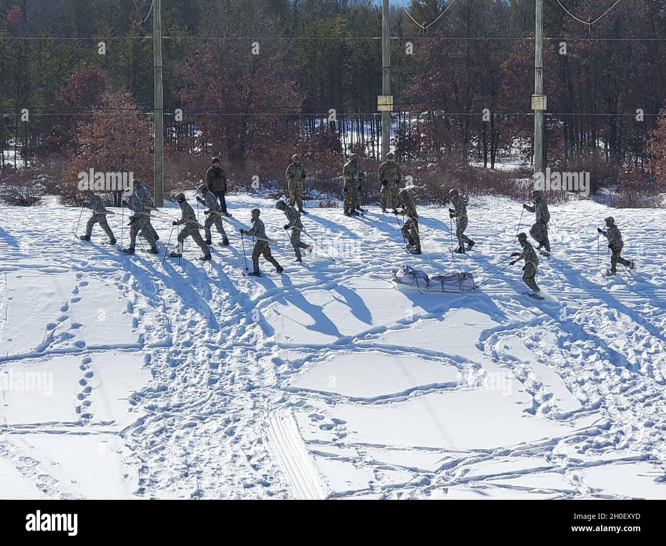 Students in Cold-Weather Operations Course class 21-04 complete field ...