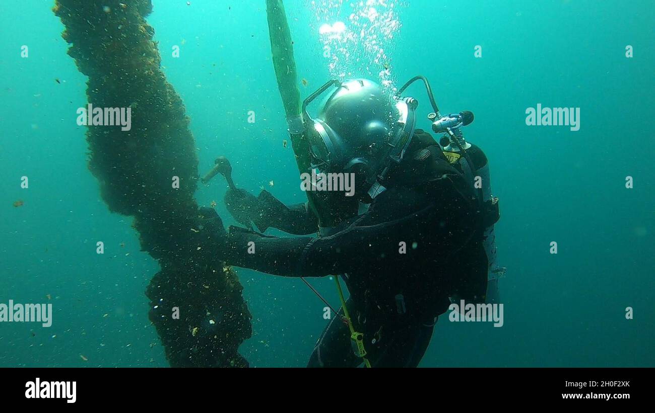 U.S. Navy Construction Mechanic 2nd Class Graham Milstead, a Seabee ...