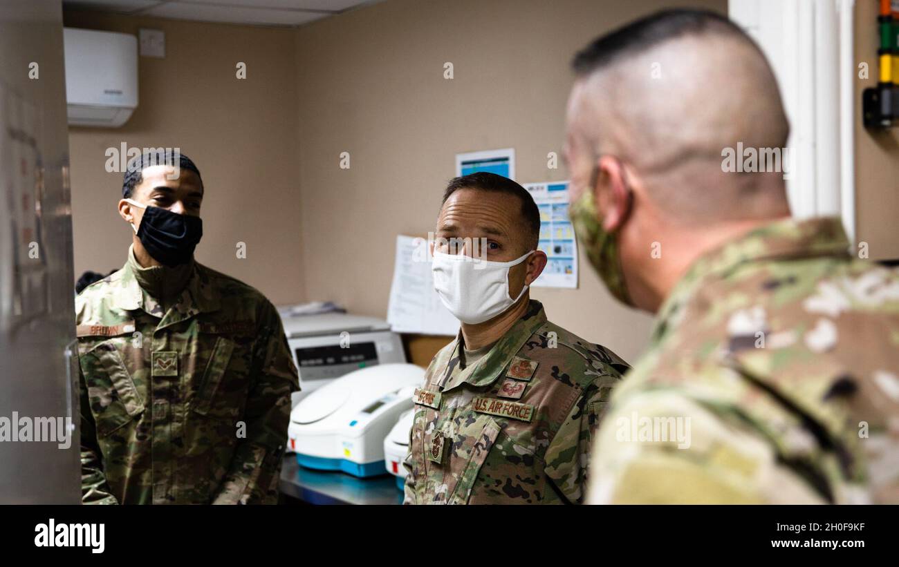 Chief Storms visits Airmen of the 332nd Air Expeditionary Wing Stock ...
