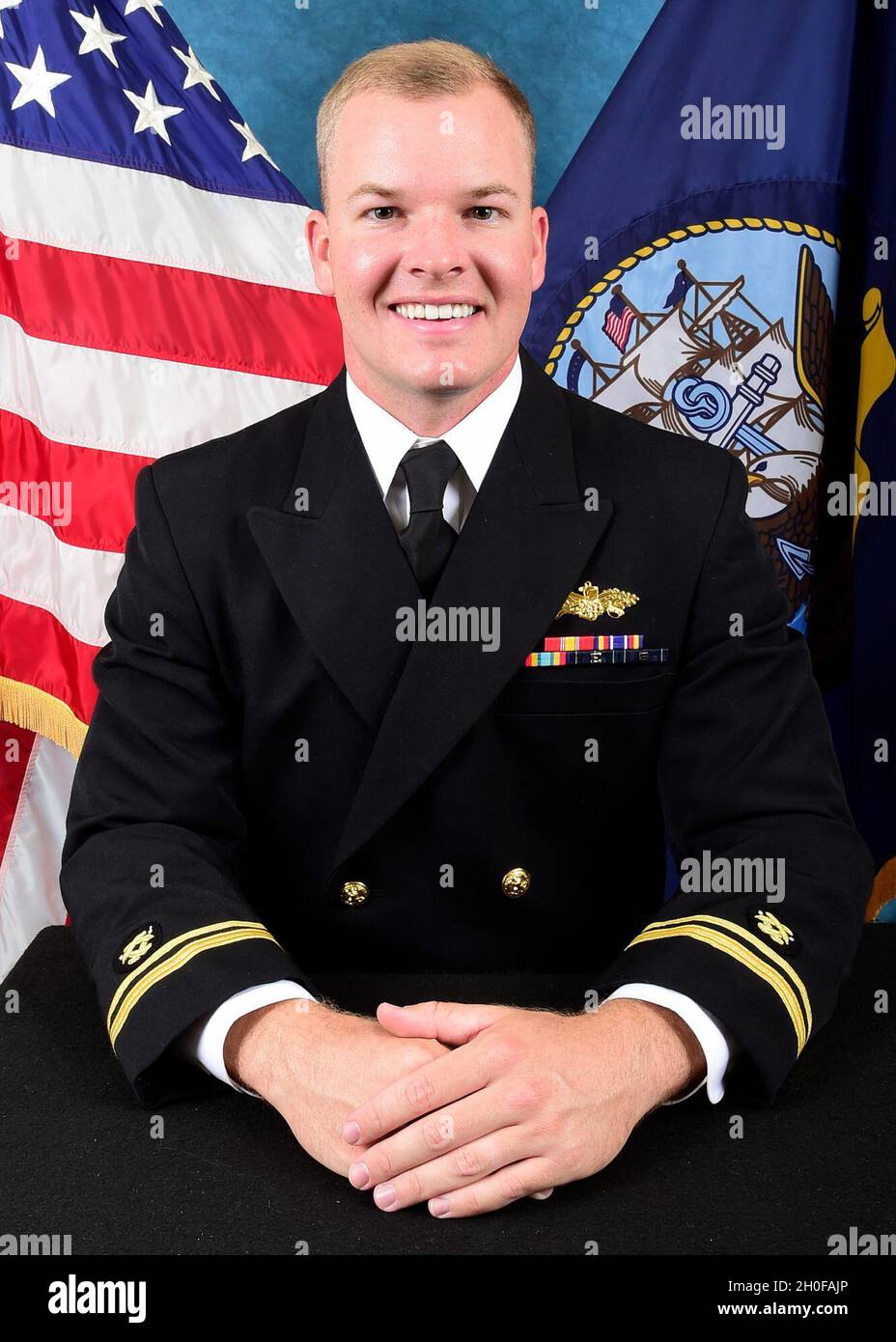 Lt. j. g. Nathan Henderson, assistant resident officer in charge of