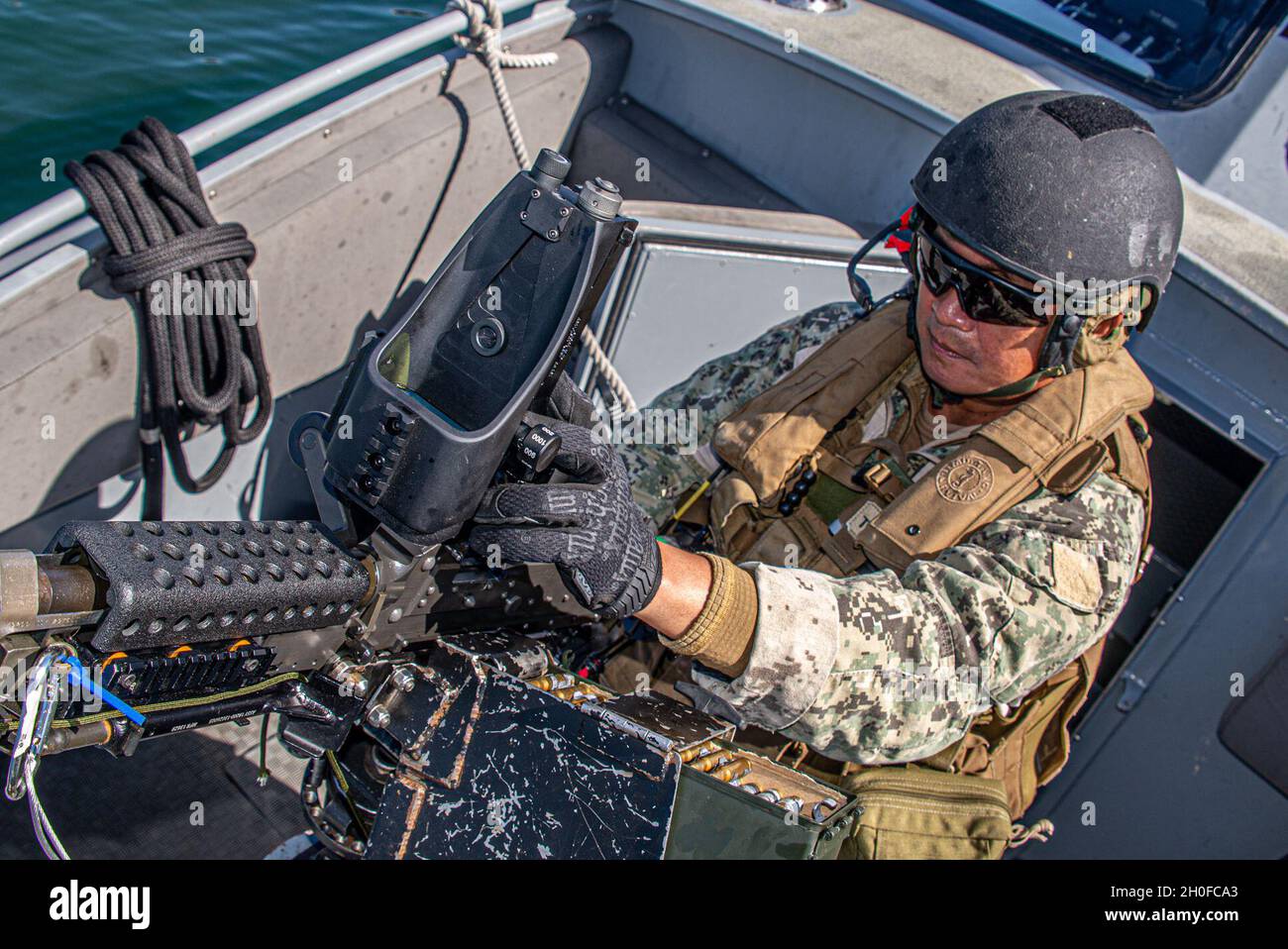 210224NNT795083 SAN DIEGO (Feb. 24, 2021) Boatswain’s Mate 1st Class