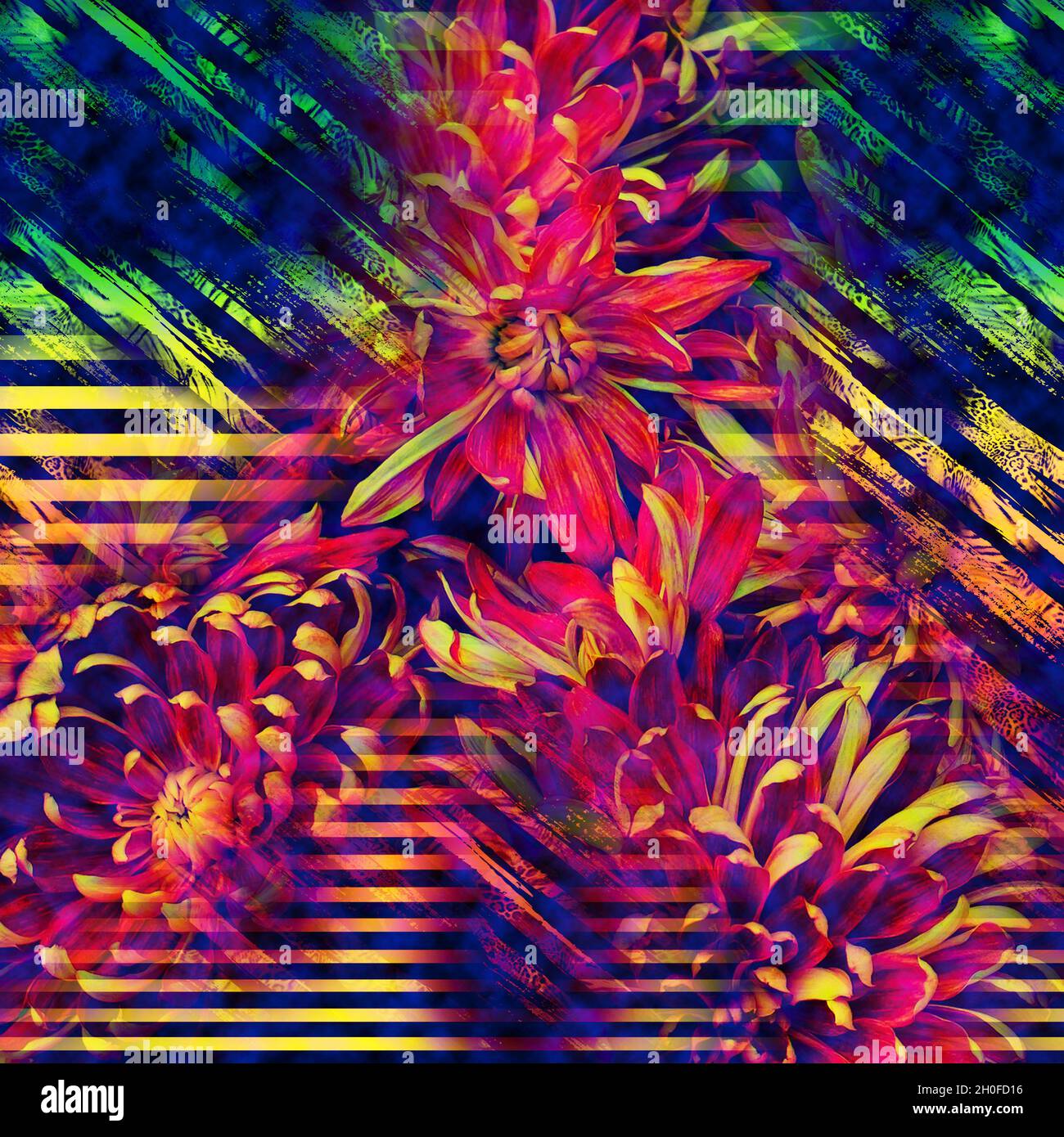 textile print patterns, modern mixed designs Stock Photo - Alamy