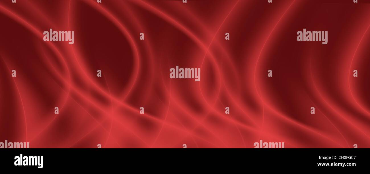 abstract red background with curved beams of light Stock Photo - Alamy