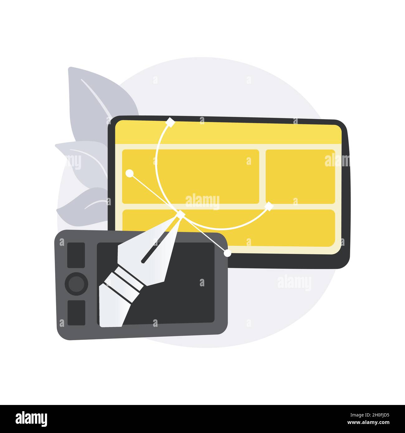 Graphic design abstract concept vector illustration Stock Vector Image ...