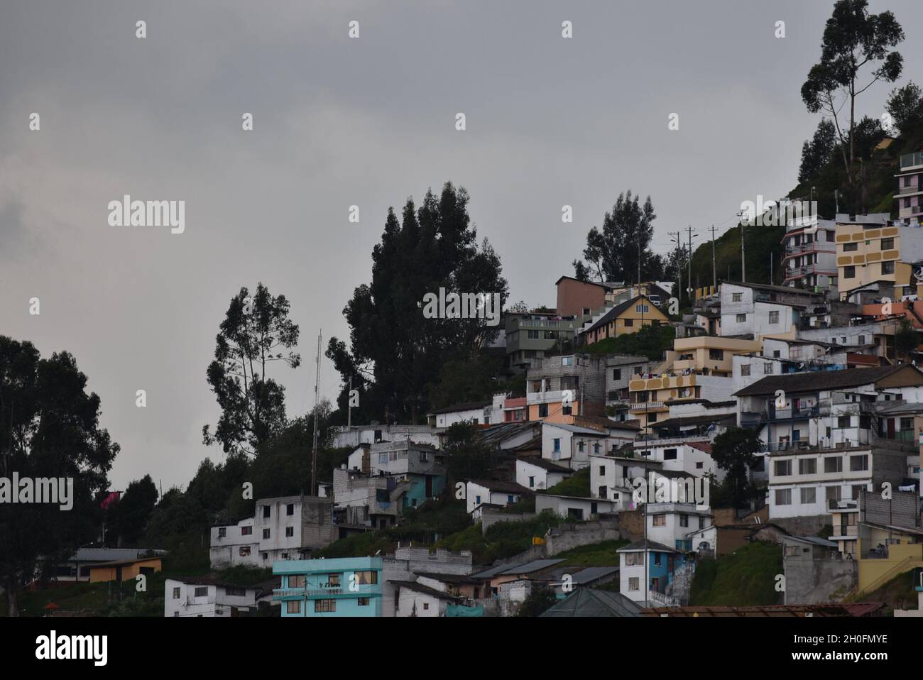 Landscape of Quito, Ecuador. City landscape Stock Photo Alamy
