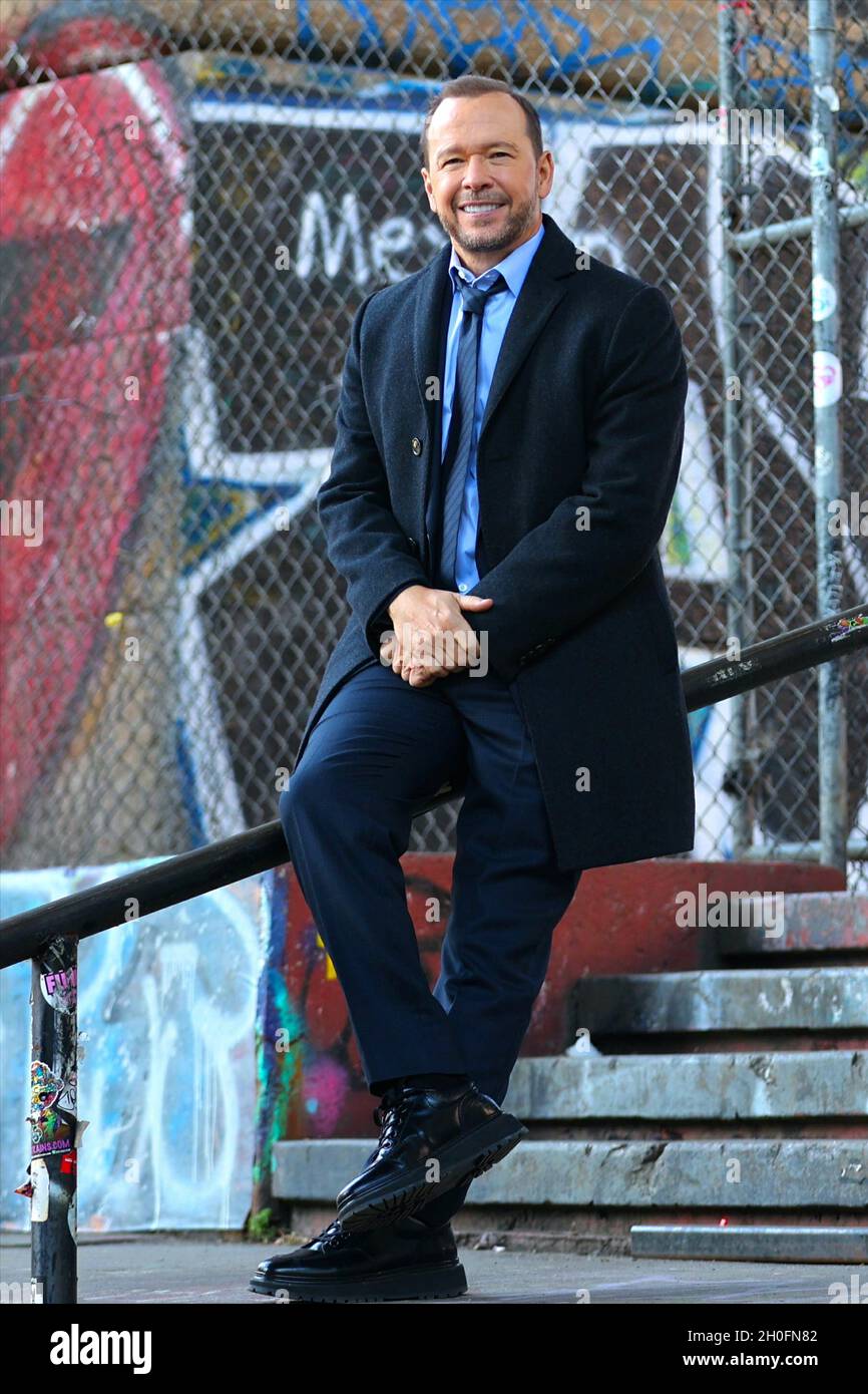 New York - NY - 20210927 Donnie Wahlberg and Marisa Ramirez pictured