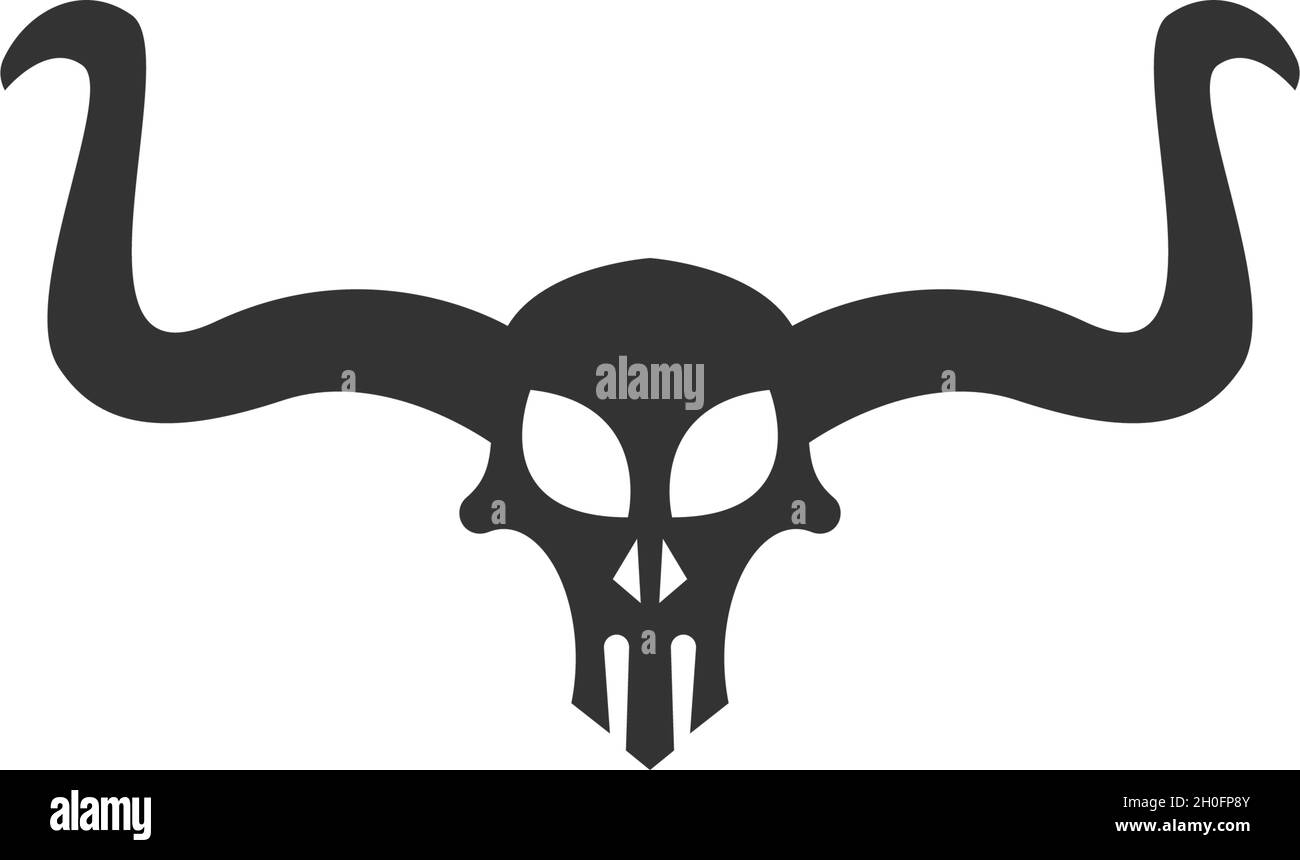 Skull logo icon design vector template illustration Stock Vector Image ...