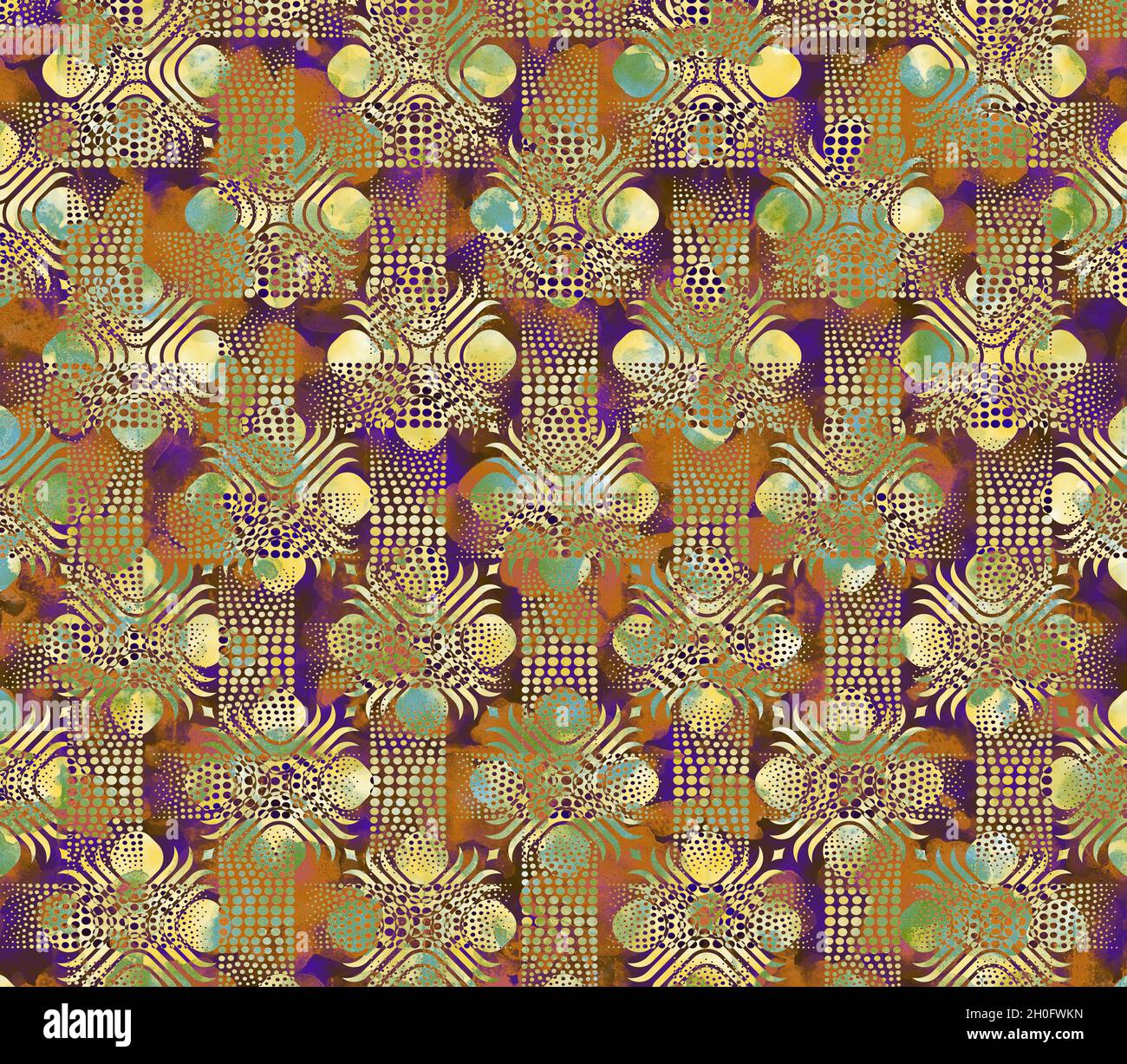 textile print patterns, modern mixed designs Stock Photo - Alamy