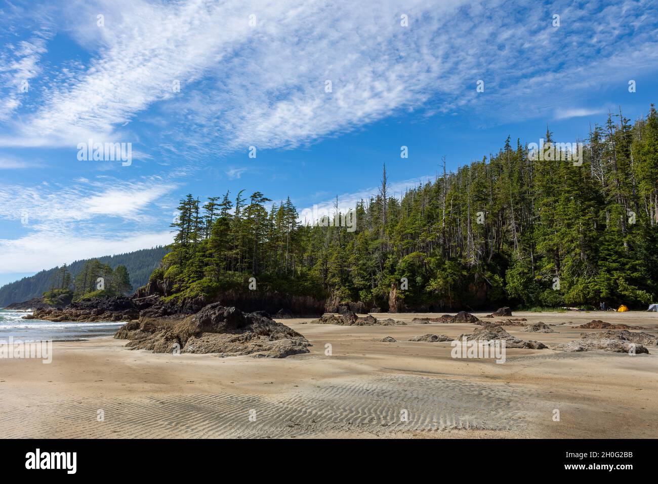 Beautiful San Josef Bay, Cape Scott Provincial Park,Vancouver Island, BC, Canada Stock Photo Alamy