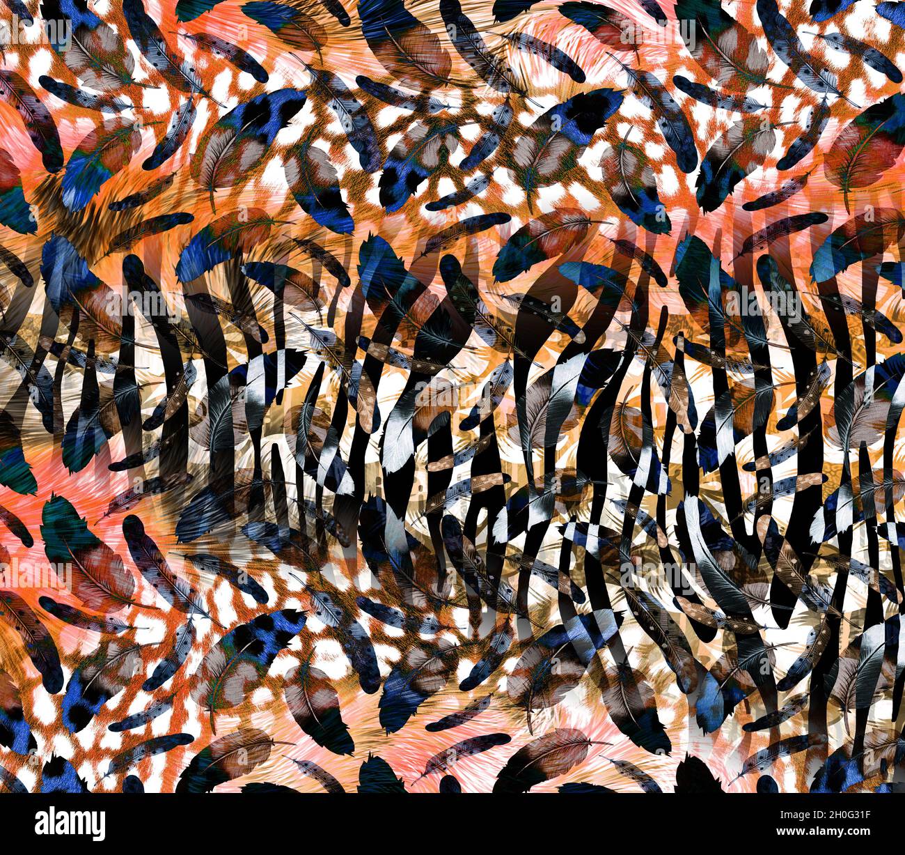 textile print patterns, modern mixed designs Stock Photo - Alamy