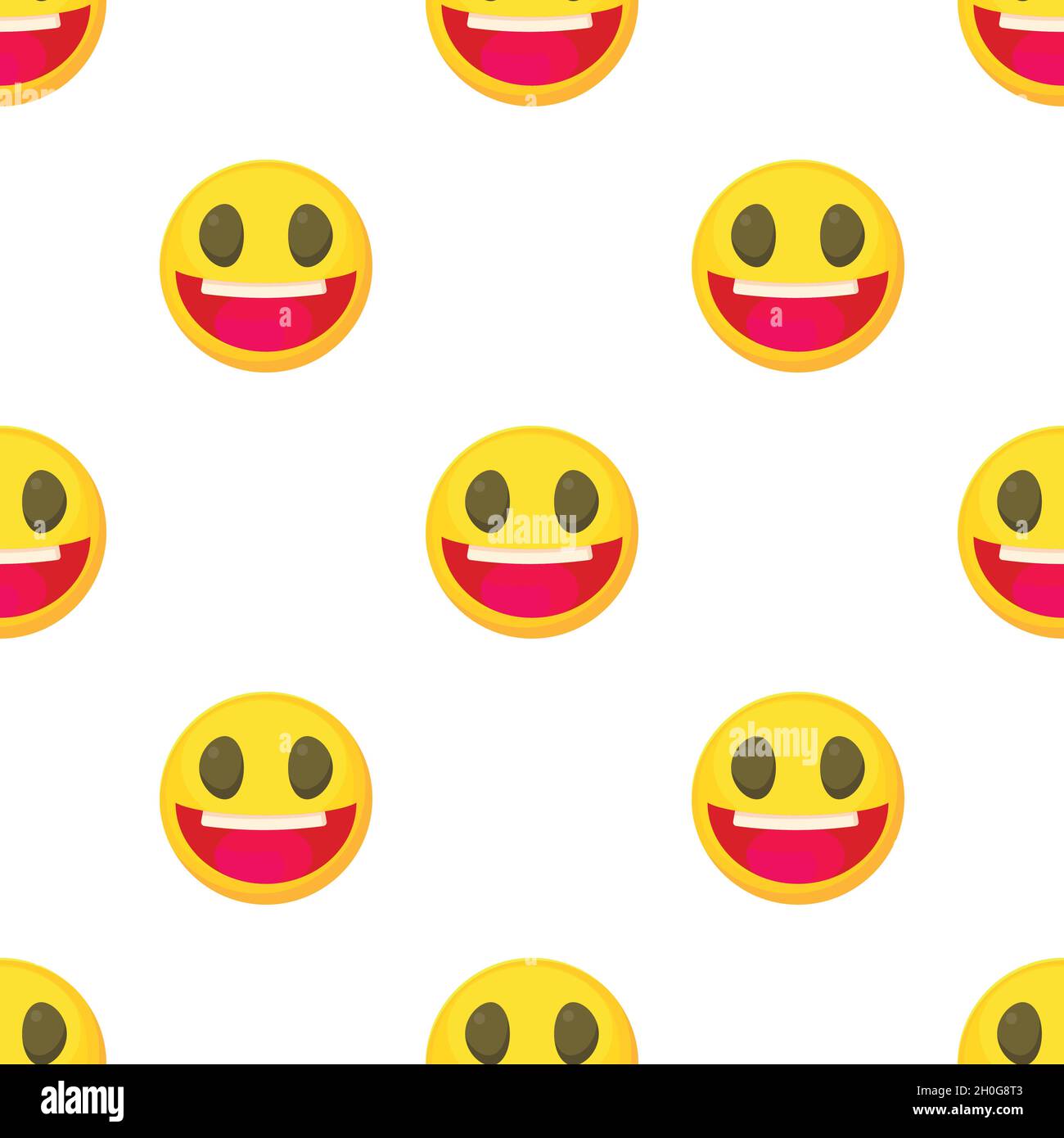 Laughing smiley pattern seamless background texture repeat wallpaper  geometric vector Stock Vector Image & Art - Alamy