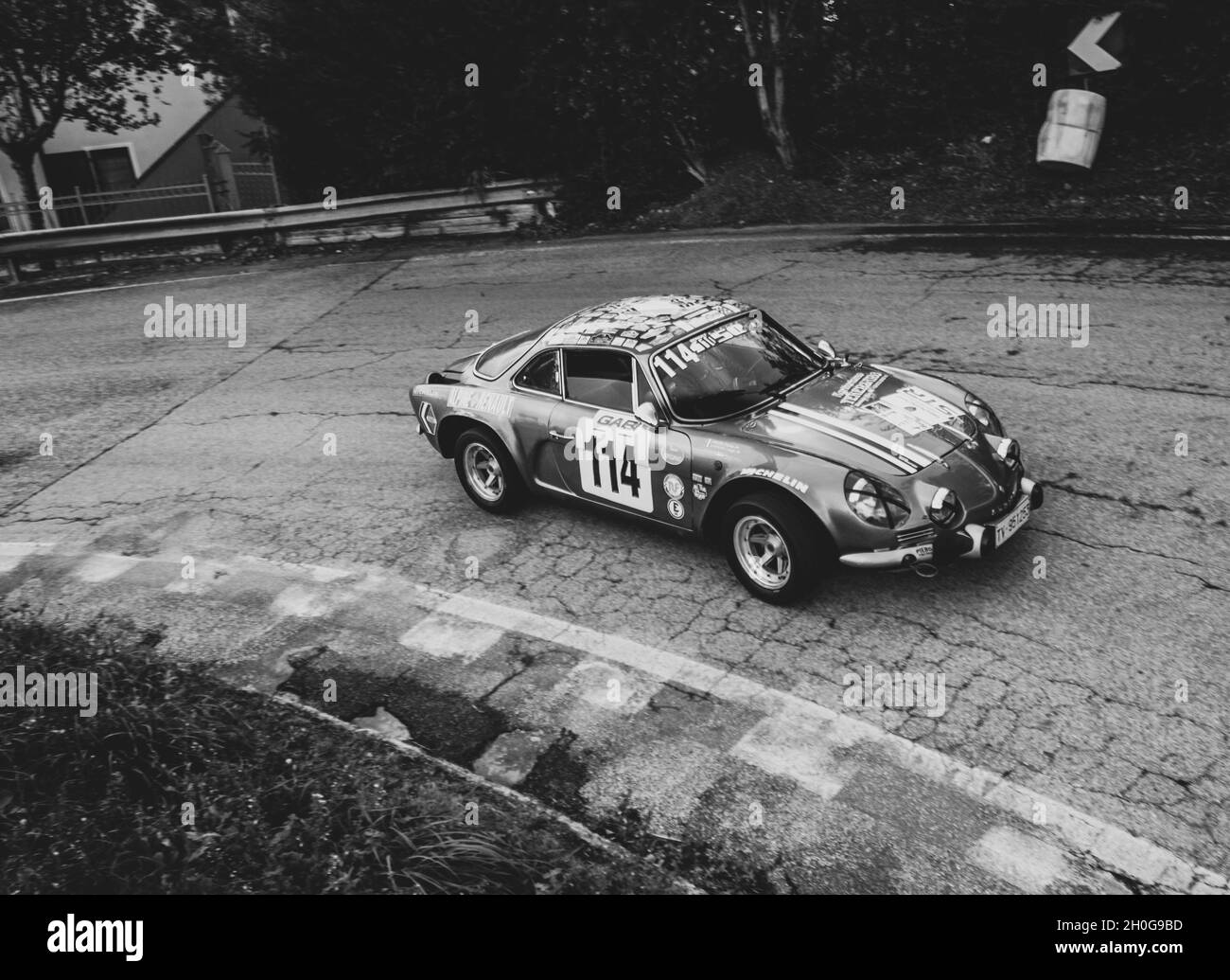 Renault alpine a110 Black and White Stock Photos & Images - Alamy