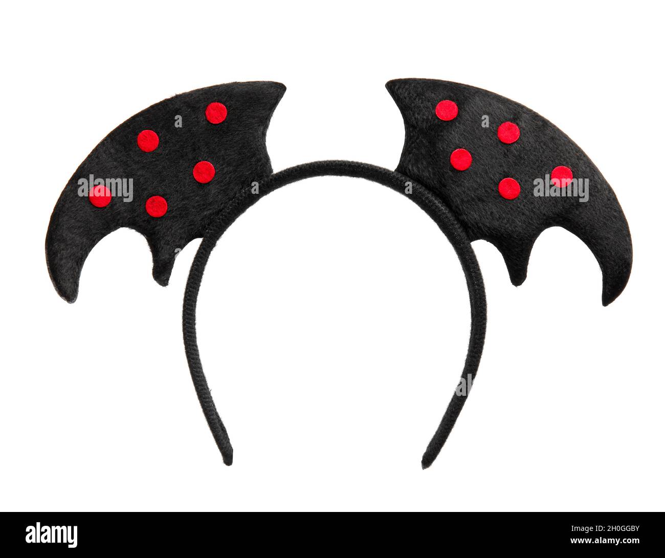Bat wings headband for Halloween on white background Stock Photo - Alamy