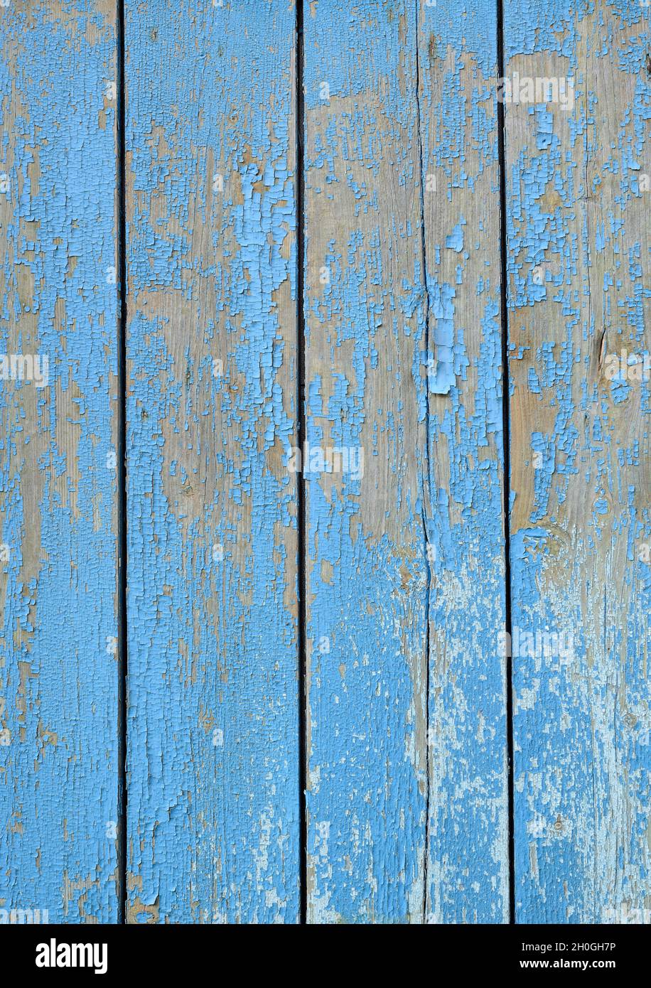 Old blue wood wall texture and background Stock Photo - Alamy