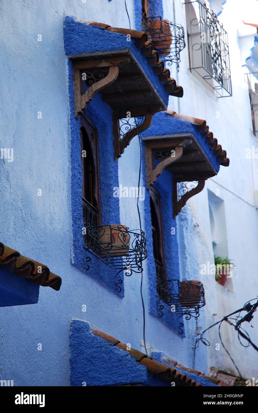 Chefchaouen Blue City in northern Morocco north west Africa Stock Photo
