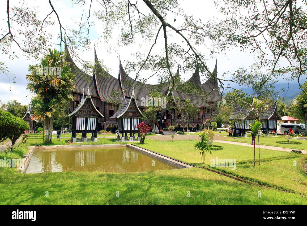 The Minangkabau Culture Documentation and Information Center in Padang Panjang, West Sumatra, Indonesia. Stock Photo