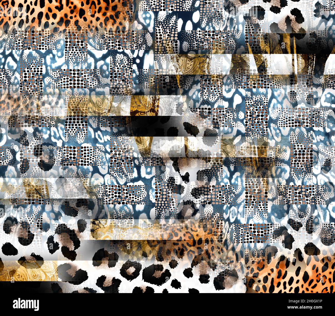 Textile print patterns hi-res stock photography and images - Alamy