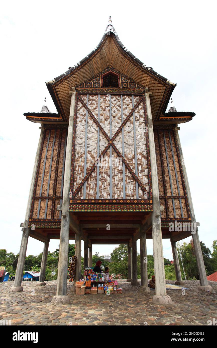 The Pagaruyung Palace located in Tanjung Emas in West Sumatra, Indonesia. Today the palace functions as a museum. Stock Photo