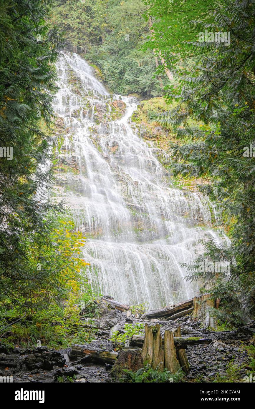 Bridal Veil Falls Provincial Park near Chilliwack,  British Columbia, Canada Stock Photo