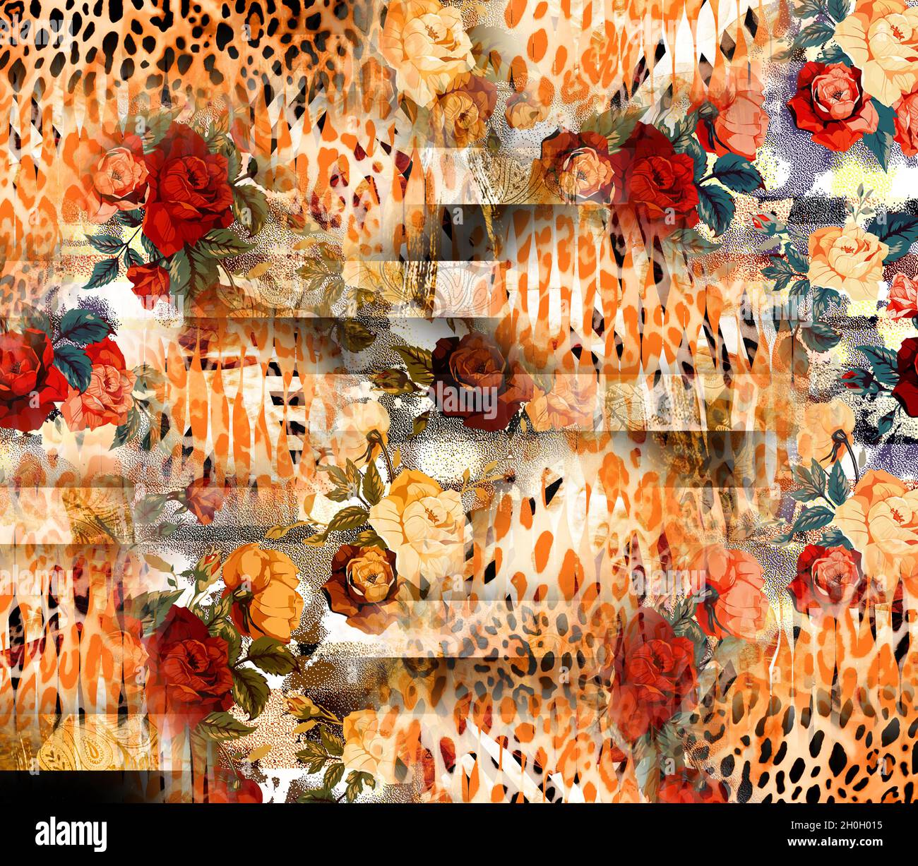 Textile print patterns hi-res stock photography and images - Alamy
