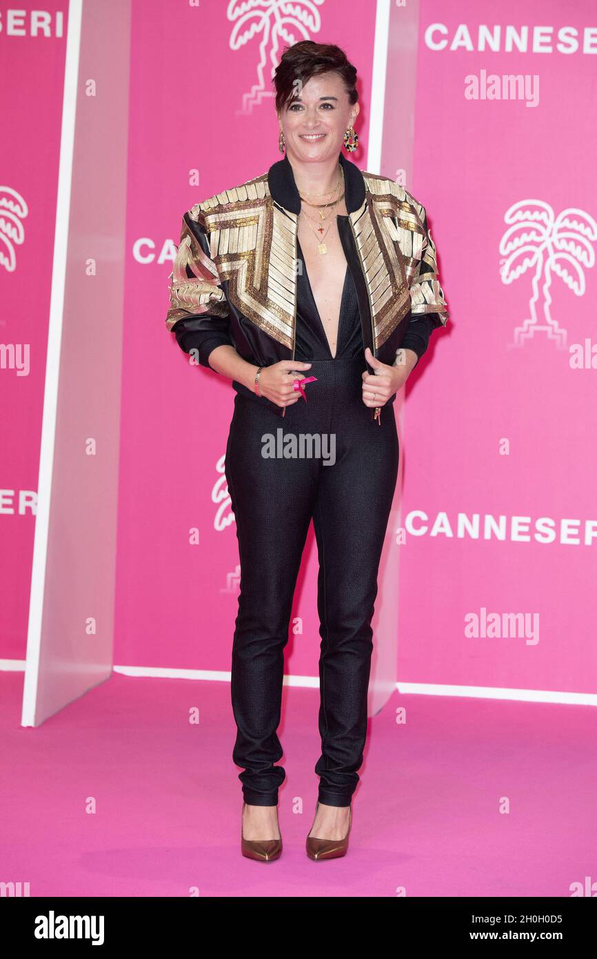 Cannes, France. October 12, 2021, Beatrice de La Boulaye attends the 4th edition of the Cannes Cannes, France. October 12, 2021, Beatrice de La Boulaye attends the 4th edition of the Cannes