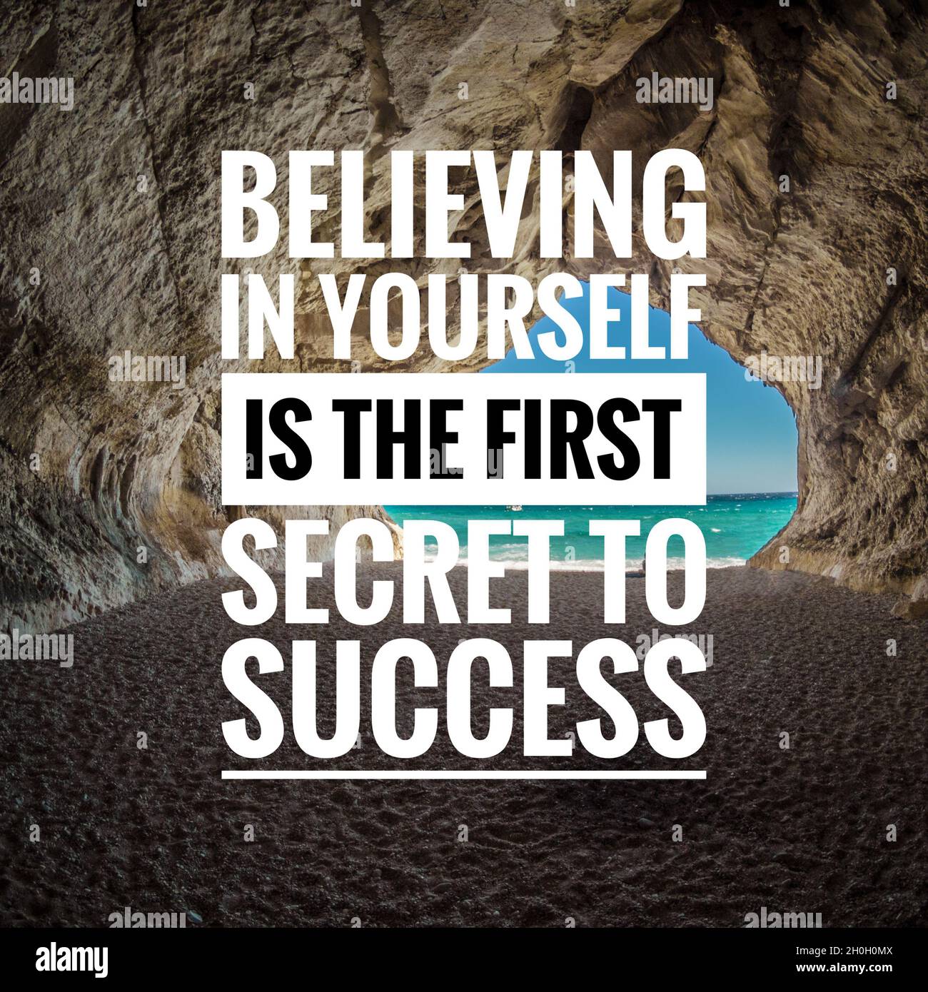 Motivational quotes. believing in yourself is the first secret to ...