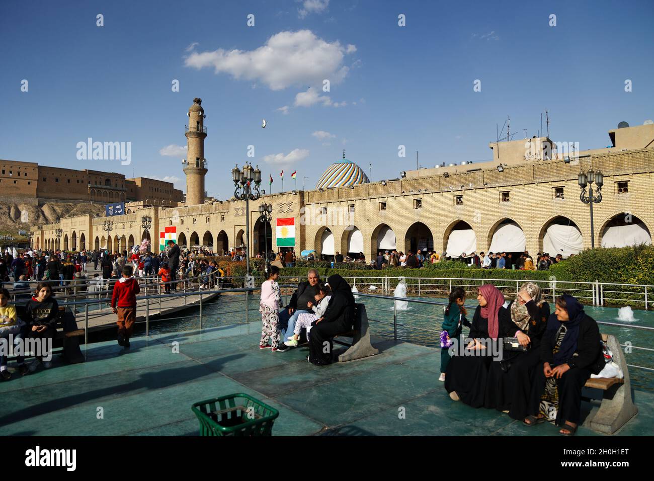 Erbil, Iraq. View on Shar Park. Credit: MLBARIONA Stock Photo