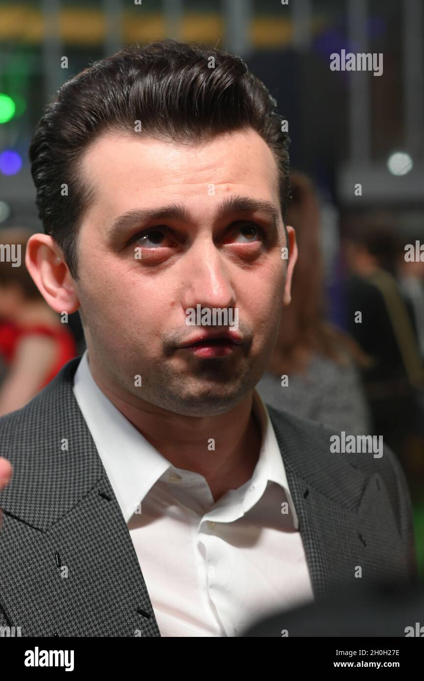 Craig Roberts arrives at The Phantom of the Open at BFI London Film Festival 2021, 12 October 2021 Southbank Centre, Royal Festival Hall, London, UK. Stock Photo