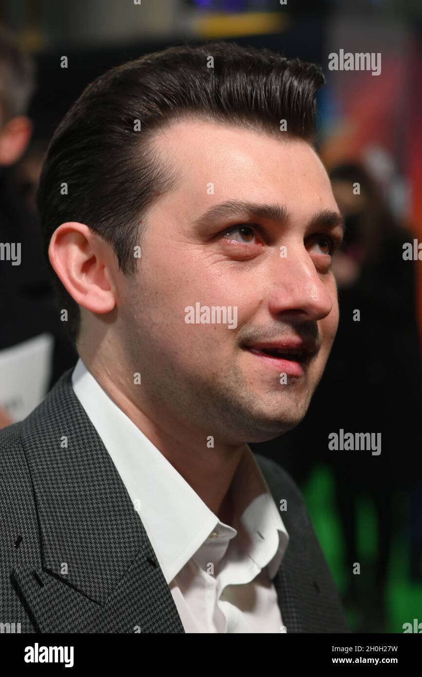 Craig Roberts arrives at The Phantom of the Open at BFI London Film Festival 2021, 12 October 2021 Southbank Centre, Royal Festival Hall, London, UK. Stock Photo