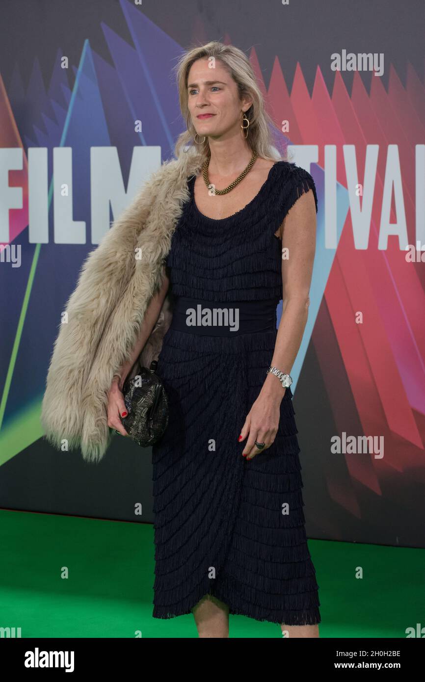 Nichola Martin arrives at The Phantom of the Open at BFI London Film Festival 2021, 12 October 2021 Southbank Centre, Royal Festival Hall, London, UK. Stock Photo