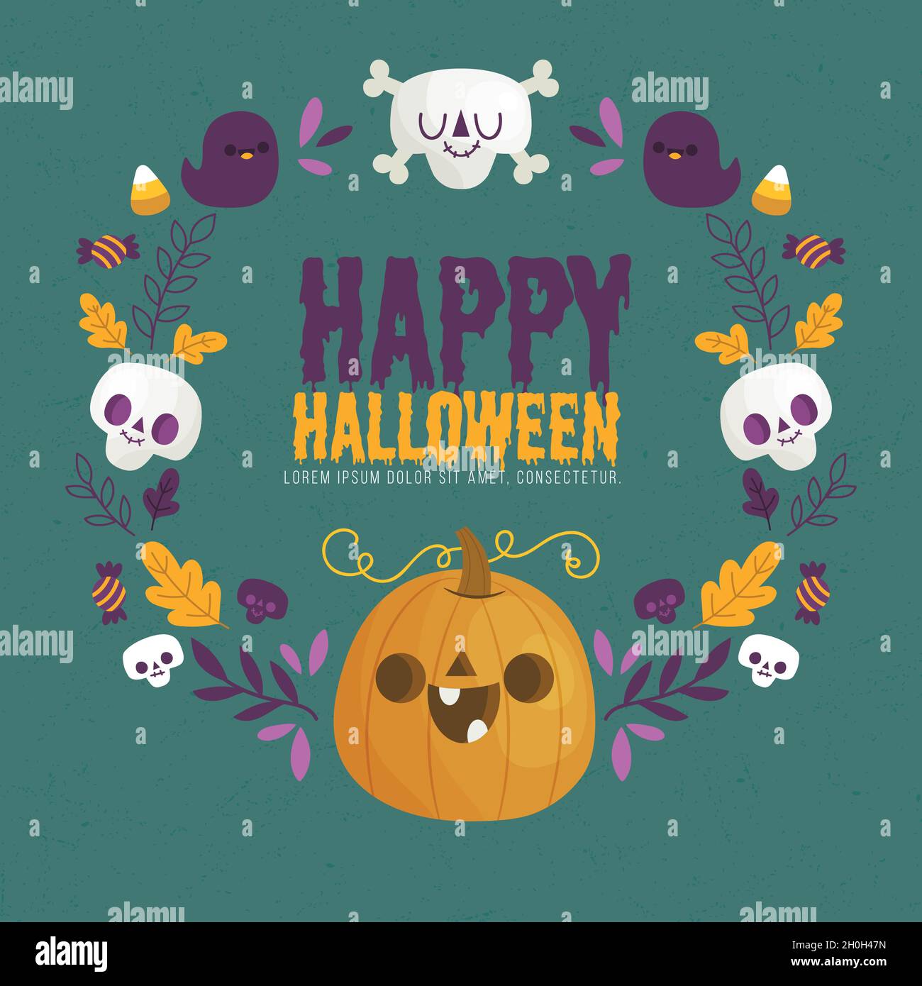 Hand Drawn Happy Halloween Frame Vector Design Illustration Stock Vector Image Art Alamy Hand Drawn Happy Halloween Frame Vector Design Illustration Stock Vector Image Art Alamy