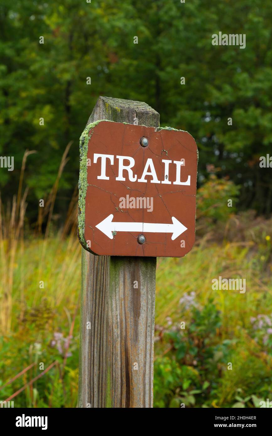 Indiana dunes national park sign hi-res stock photography and images