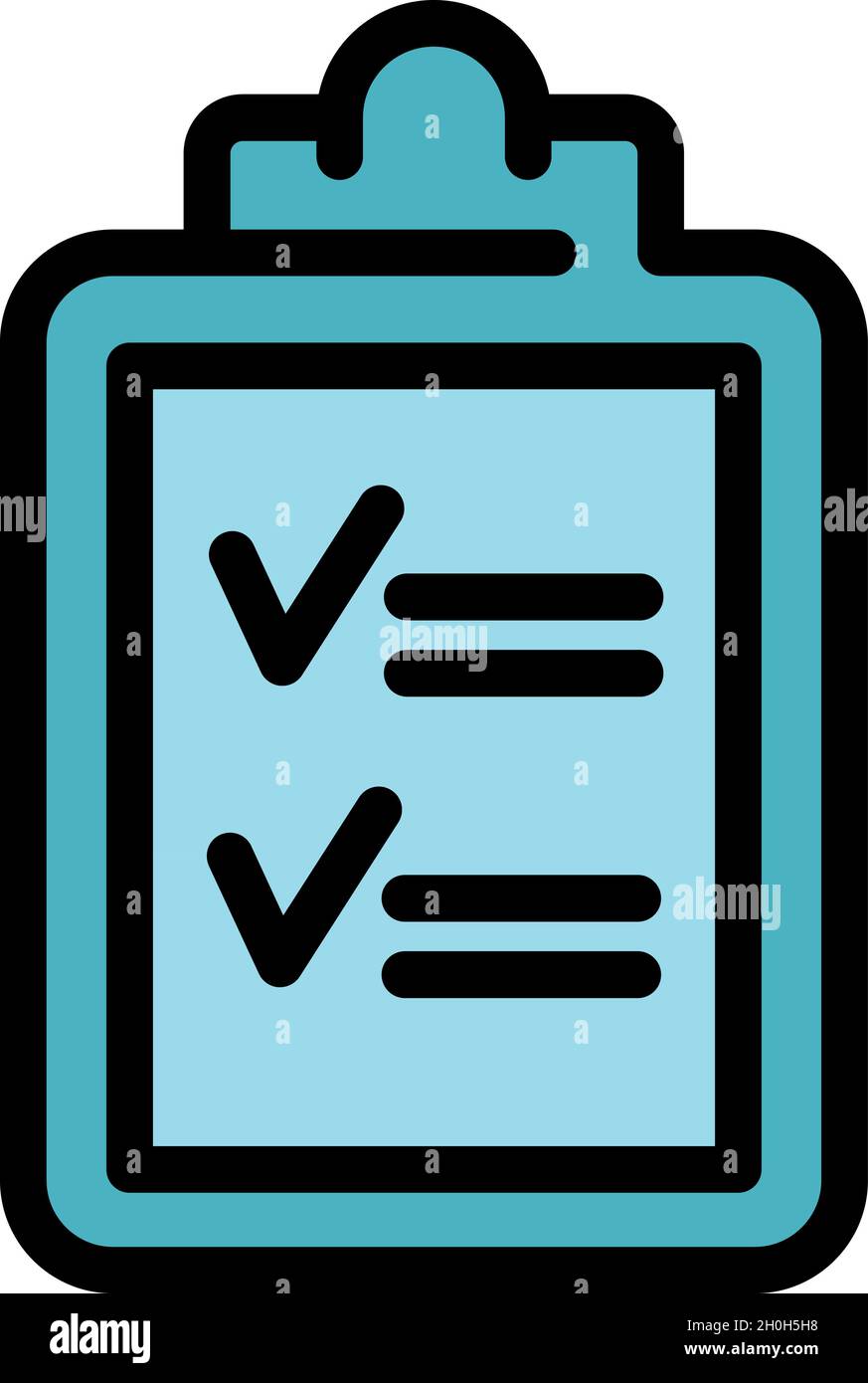 Running mission clipboard icon. Outline running mission clipboard