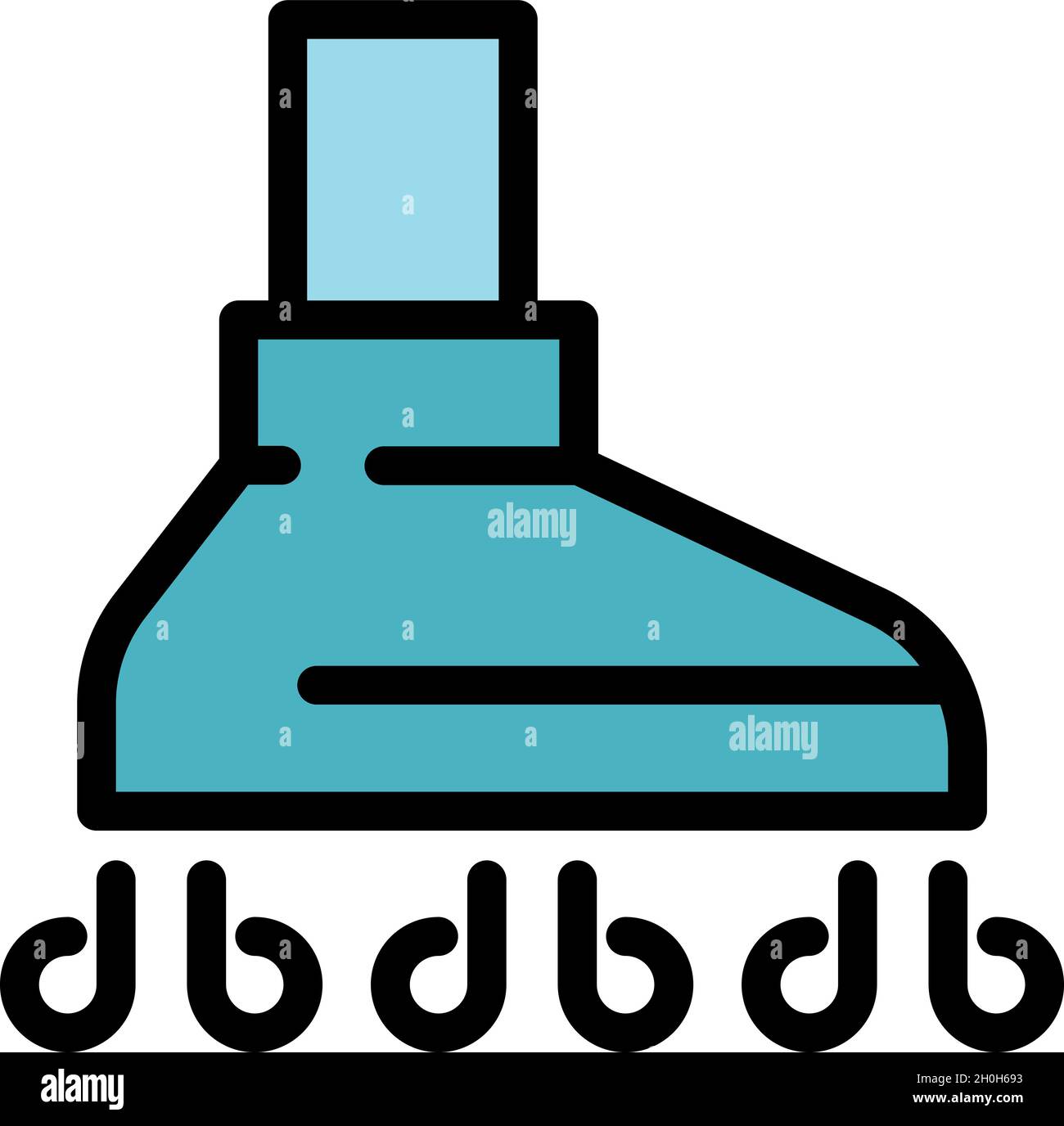 Machine steam cleaner icon. Outline machine steam cleaner vector icon ...