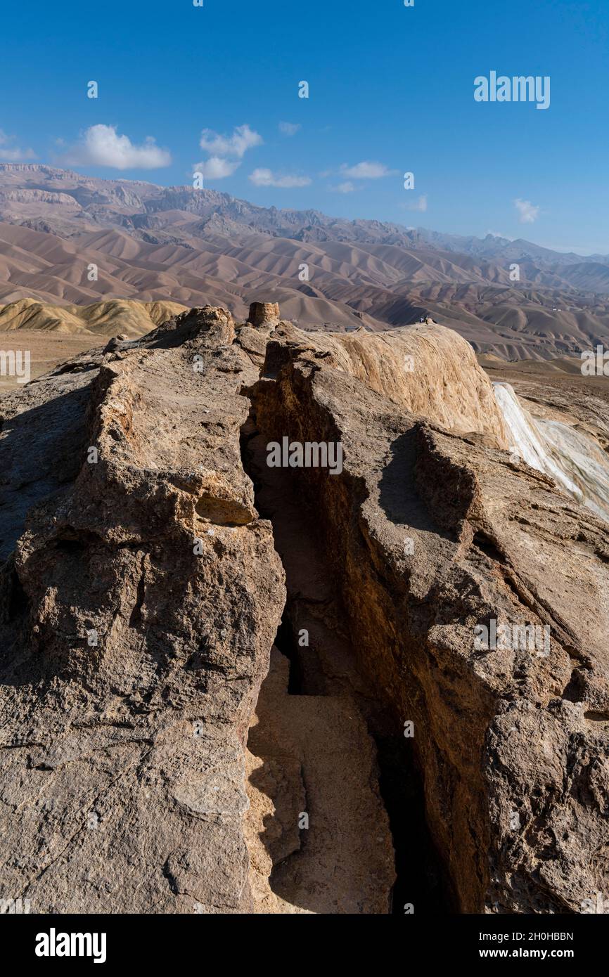 Darya-e Adjahar (Dragon Valley), Bamyan, Afghanistan Stock Photo