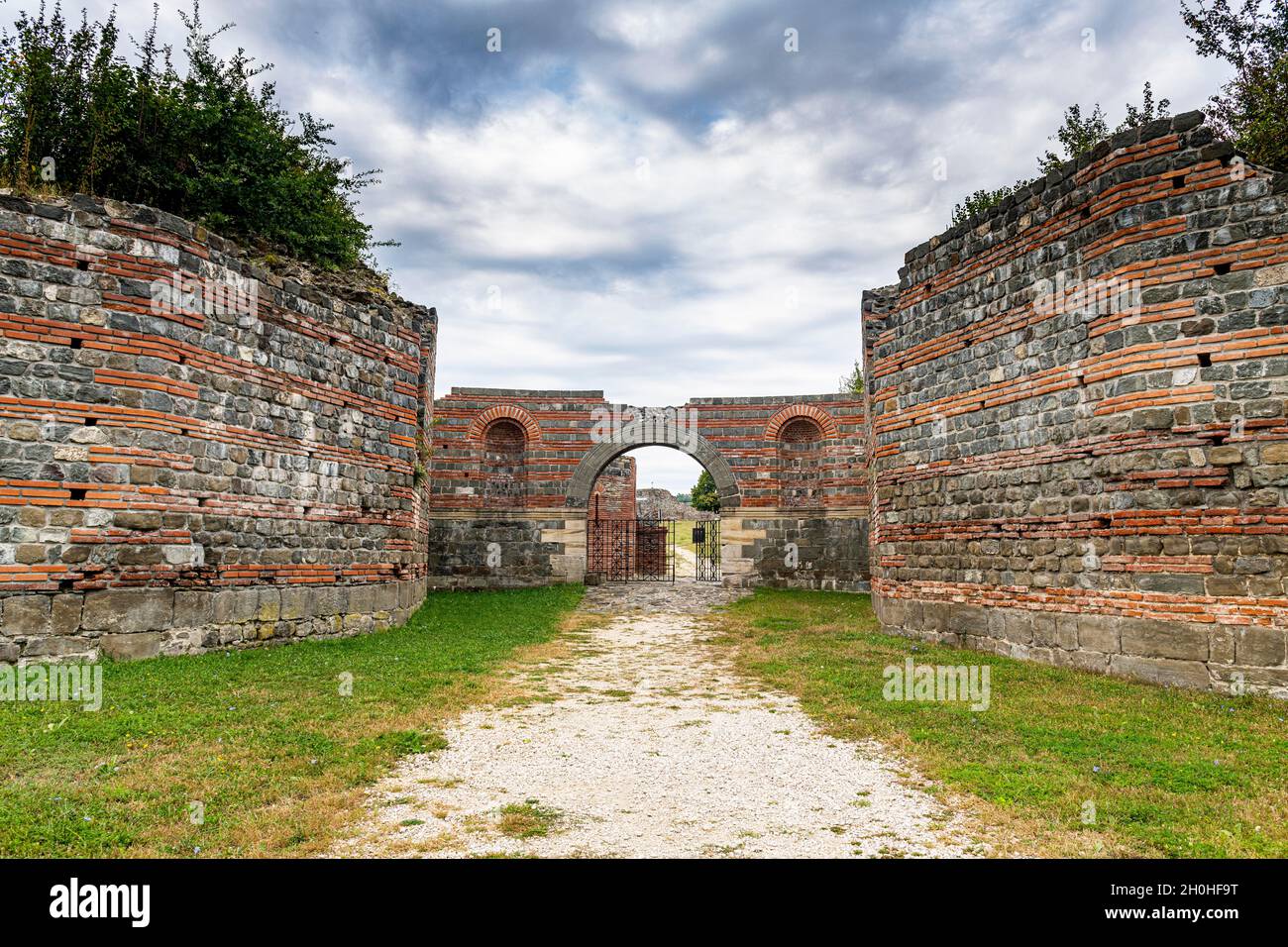 Unesco world heritage site ancient roman ruins of Gamzigrad, Serbia