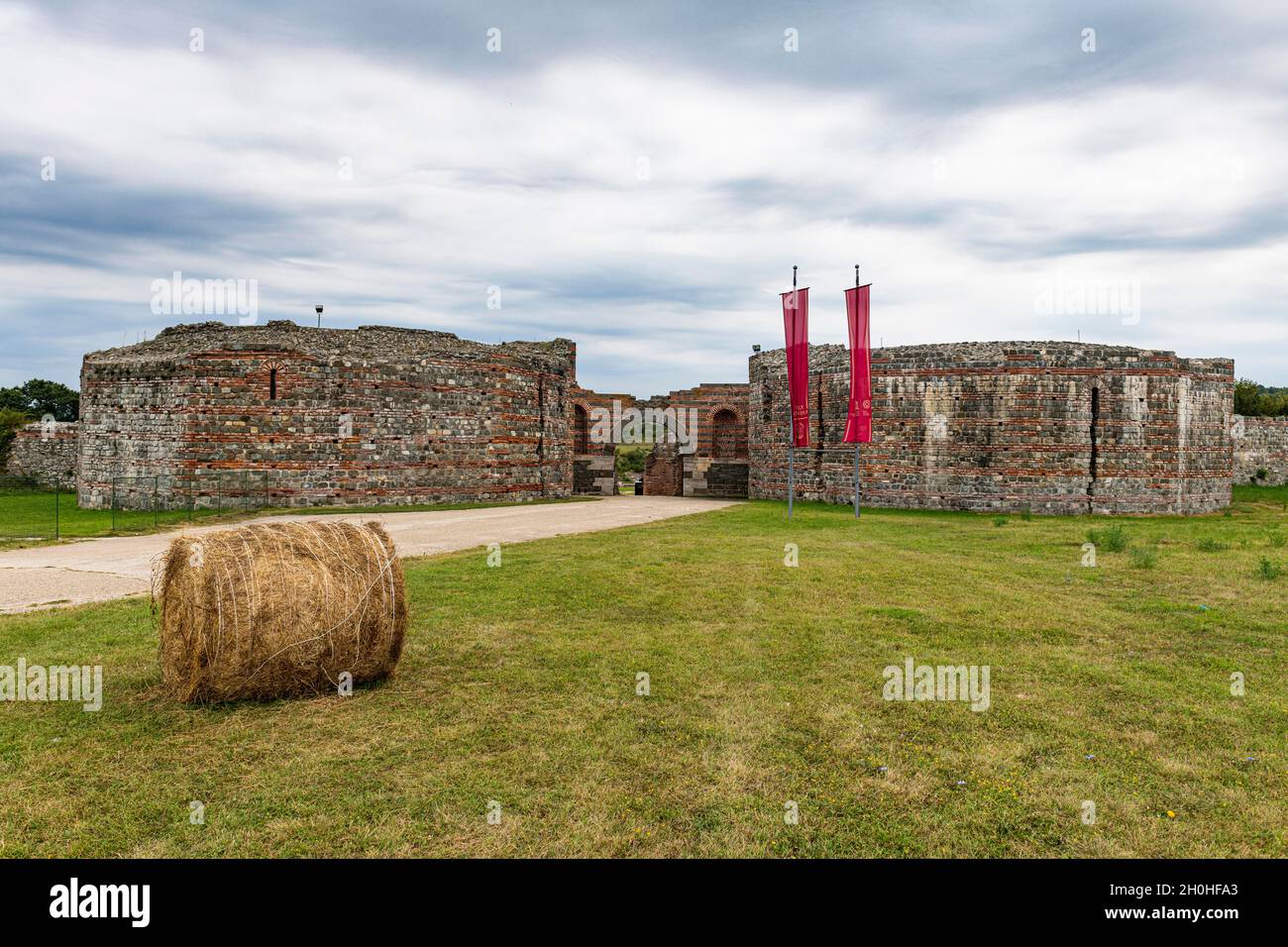 Unesco world heritage site ancient roman ruins of Gamzigrad, Serbia Stock Photo