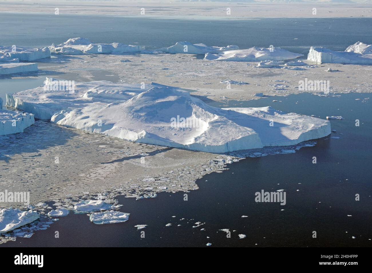 Aerial Ilulissat Icefjord Unesco Hi res Stock Photography And Images 