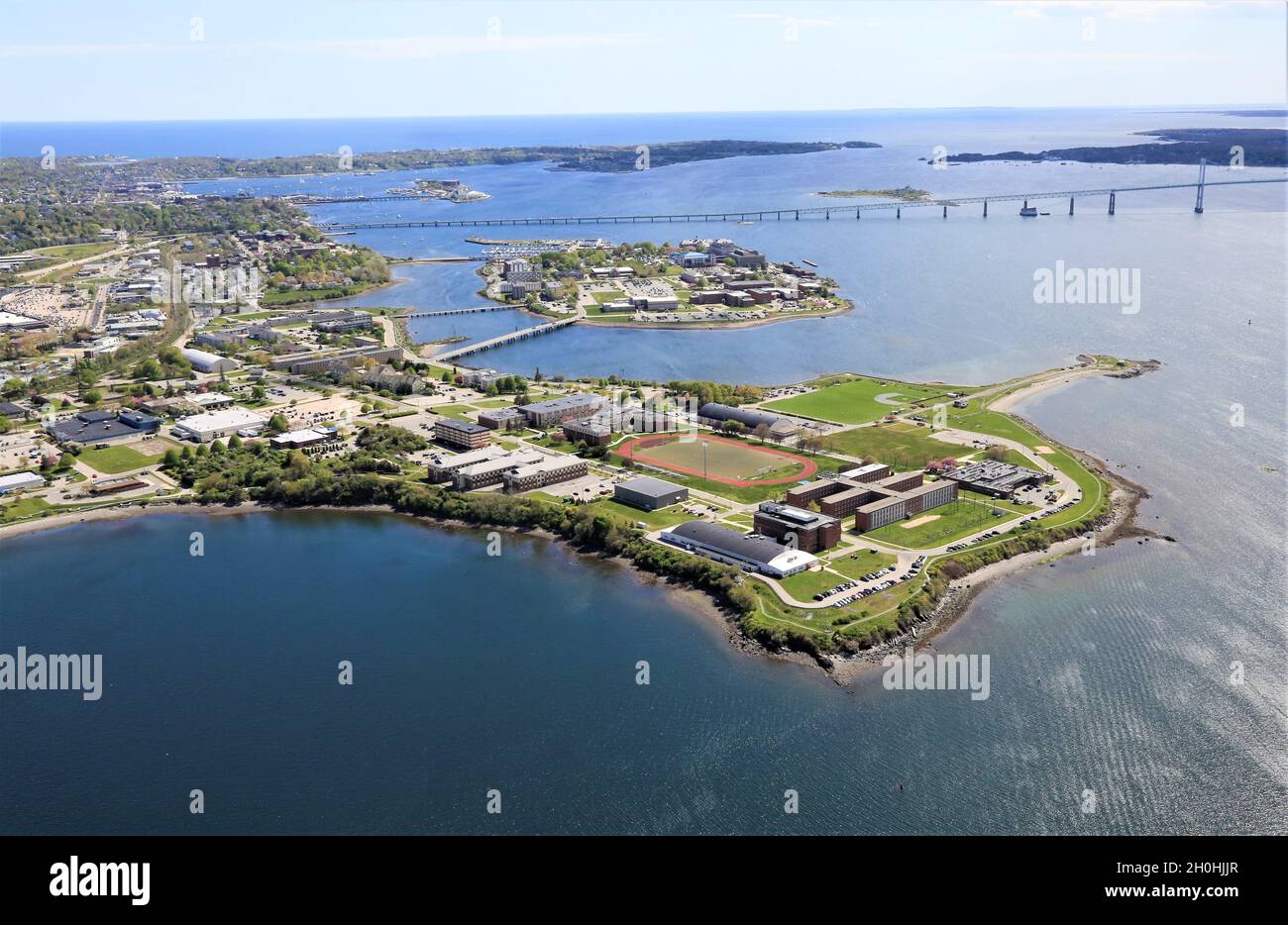 Coddington Cove and Coasters Harbor Island at Naval Station Newport