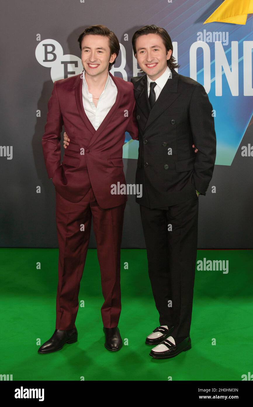 L-R) Christian Lees and Jonah Lees attend the World Premiere of 