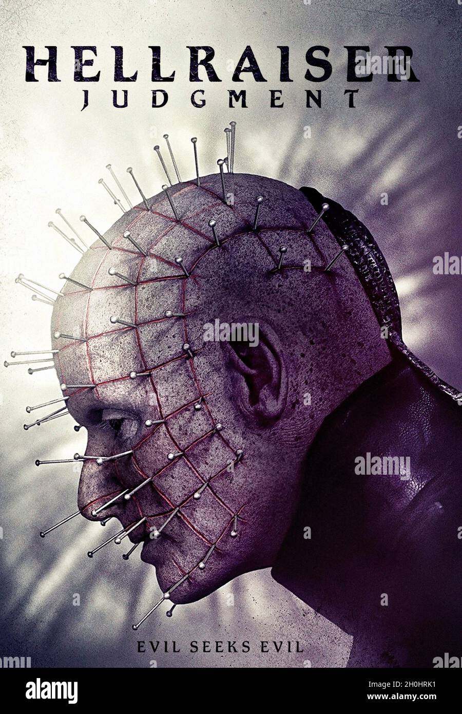 RELEASE DATE: February 3, 2018 TITLE: Hellraiser: Judgment STUDIO: Dimension Films DIRECTOR: Gary J. Tunnicliffe Clive Barker PLOT: Detectives Sean and David Carter are on the case to find a gruesome serial killer terrorizing the city. Joining forces with Detective Christine Egerton, they dig deeper into a spiraling maze of horror that may not be of this world. STARRING: Damon Carney, Randy Wayne, Alexandra Harris. (Credit Image: © Dimension Films/Entertainment Pictures) Stock Photo