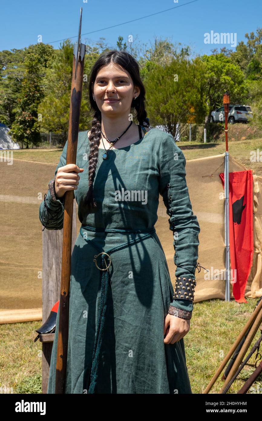 Eungella, Queensland, Australia October 2021 A young woman in